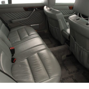 Mercedes Benz W126 1981-1991 280SE/SEL, 300SE/SEL, 300SD,380SE/SEL, 420SE/SEL, 500SE/SEL, 560SEL, Rear Seat Covers Leather-0