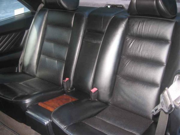 Mercedes Benz W126 380SEC, 420SEC, 500SEC, 560SEC Coupe 1981-1991 Rear Seat Kit Covers Leather-0