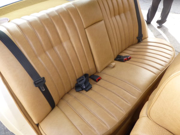 Mercedes Benz W123 Rear Seat Covers Vinyl 1977-1985 240, 250, 280, 380, 300 Coupe/Sedan/Wagon-0