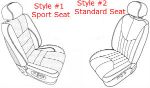 Jaguar S-Type 2000-2007 Replacement Front Seat Kit Leather-936
