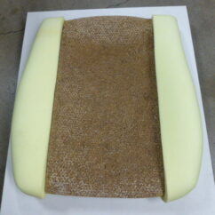 Mercedes Benz R107 1973-1985 280SLC, 350SLC, 450SLC, 380SLC, 500SLC, Rubberized Seat Pads: Front Cushion