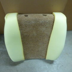 Mercedes Benz R107 1973-1985 280SLC, 350SLC, 450SLC, 380SLC, 500SLC, Rubberized Seat Pads: Front Backrest