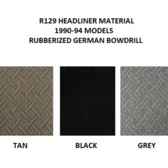 MERCEDES-BENZ R129 300SL, 500SL, 600SL 90-94 GERMAN BOWDRILL HEADLINER FOR SOFT TOP