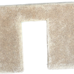 Mercedes Benz W116 1972-1980 280S/SE, 300SD, 450SE/SEL, 6.9, Rubberized Seat Pads: Rear Backrest