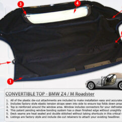 BMW Z4 Convertible Top OEM Twillfast II 2003-2008 M Roadster-0