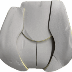 Mercedes Benz R129 Front Seat Backrest Pad, Passenger Side, 1996-2002 300SL, SL320, SL500, SL600